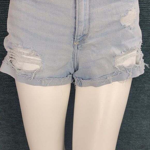 For Kitty Rescue! Hollister Curvy High-Rise Short 3" Distressed & Ripped - Picture 2 of 11